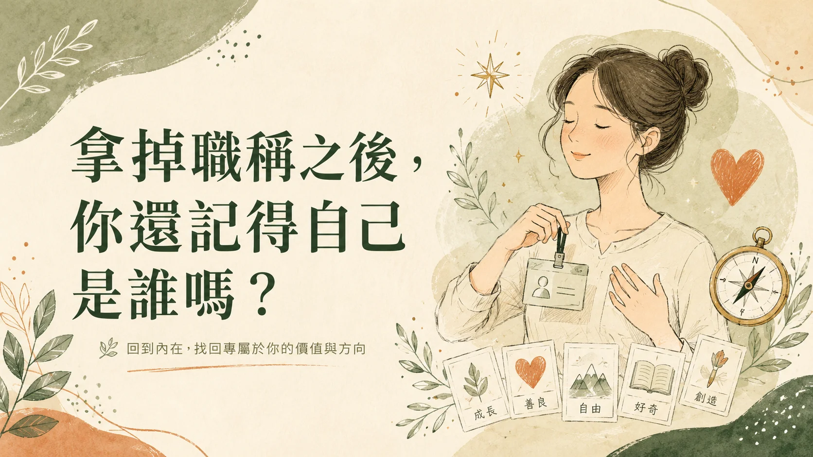 拿掉職稱之後，你還記得自己是誰嗎？